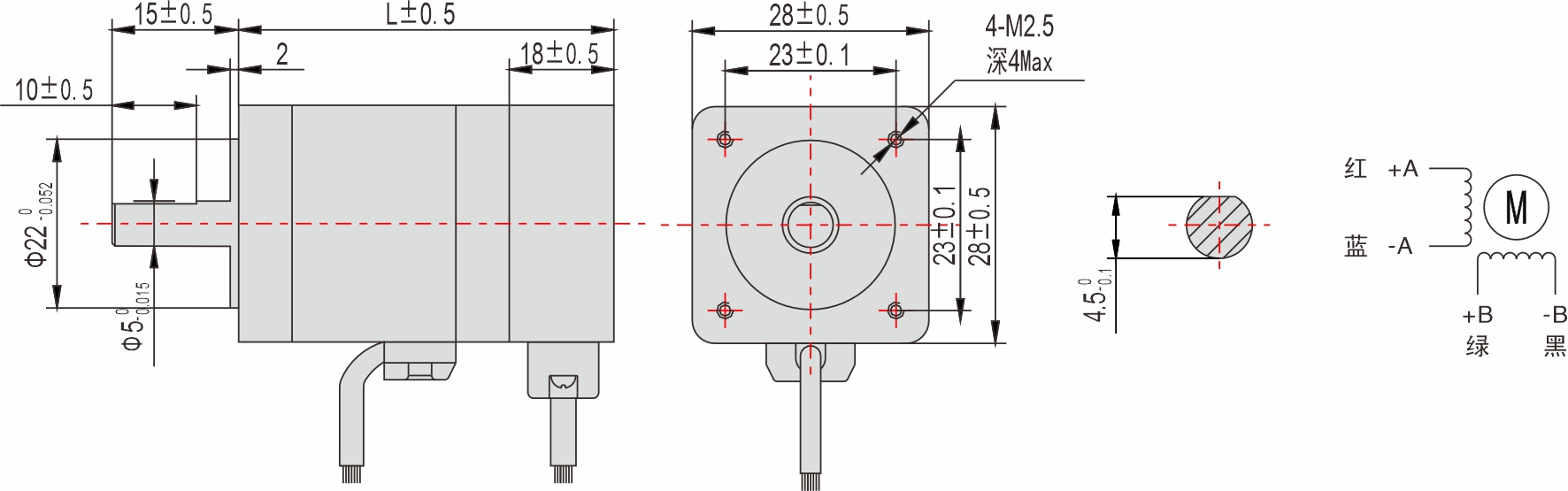 28mm 系列 閉環(huán)步進(jìn)電機(jī)