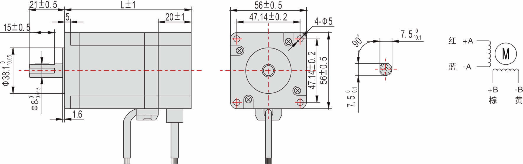 56mm 系列 閉環(huán)步進(jìn)電機