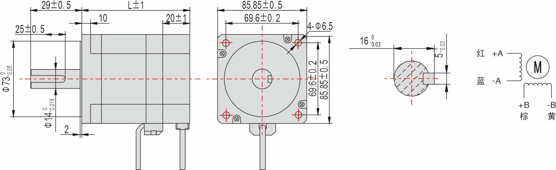 85mm 系列 閉環(huán)步進電機